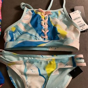 Girls new with tags size small bathing suit